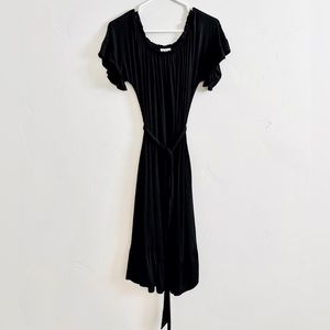 Like-New Q. Noor Ruffle Dress in Black